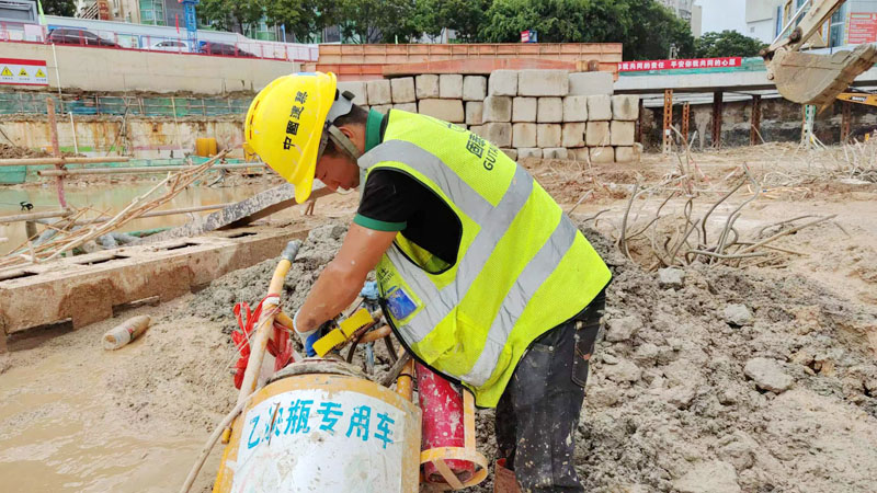国际大厦项目工地施工现场5
